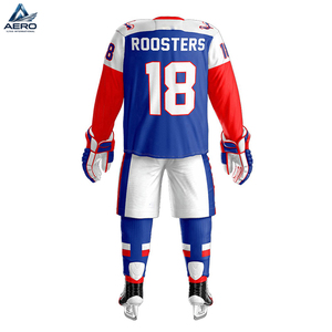 Venta al por Mayor de Camisetas de Hockey sobre Hielo Personalizadas y Pantalones Cortos a Juego, Nombre y Número del Equipo Personalizados - Ropa de Hockey de Calidad Profesional - Product Image 4