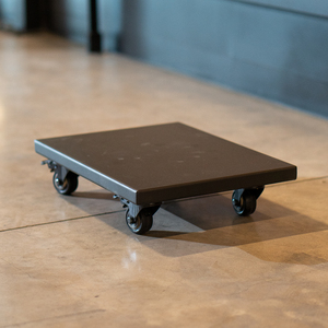 Heavy Duty Metal <b>Platform</b> <b>Trolley</b> Four-Wheel Industrial Cart Lockable Stackable Powder Coated OEM Vietnam ADONG A32 - Product Image 3