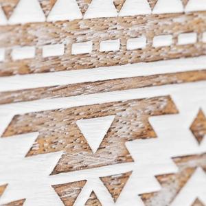 Bureau Vandana Hexa Grand en bois de manguier Aveeno (bois massif) - Product Image 4