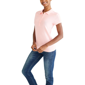 Premium <b>Women</b> <b>Polo</b> Shirt Short Sleeve Casual Collared <b>Top</b> Slim Fit Stylish Button Placket Summer Wear <b>Women</b> <b>Polo</b> Shirt - Product Image 3
