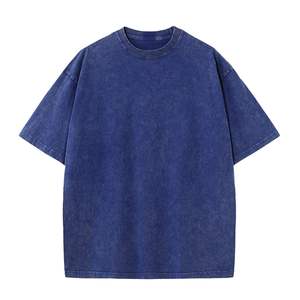 เสื้อยืด OEM Heavyweight แบบซักล้างแล้ว เสื้อยืดสั่งทำพิเศษสำหรับผู้ชาย สตรีทแวร์ สั่งซื้อจำนวนมาก สหรัฐอเมริกา - Product Image 2