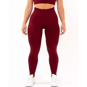 Leggings de yoga pour femmes en tissu doux de qualité supérieure, élastiques, imperméables, taille haute, pour l'exercice, vente en gros - Product Image 1