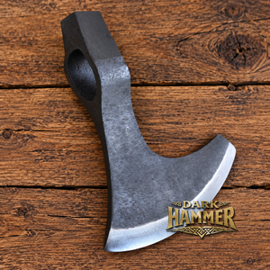 Tête de hache en métal forgé, lame de rechange, manche en chêne, pour le travail du bois et l'artisanat - Product Image 3