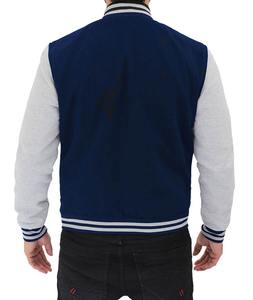 Veste de sport pour homme à manches longues en cuir, couleur unie, style tendance, haute qualité, taille personnalisée - Product Image 4