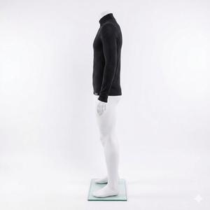 Sudadera con capucha de invierno para hombre, corte regular, forro polar, media cremallera, logotipo frontal con serigrafía, 100% algodón, ropa deportiva, ODM - Product Image 4