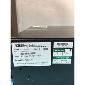Kaiser Systems KSI S1-1-1000 AFS Power Supply - อุปกรณ์และอะไหล่เซมิคอนดักเตอร์ระดับโลกที่เชื่อถือได้ - Product Image 5