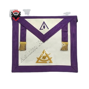 Royal et Select master Mason-tablier écossais avec franges - Product Image 1