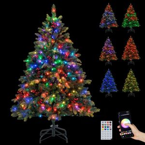 <b>LED</b> Christmas <b>Tree</b> with Remote APP Control 5/6/7 FT Artificial Christmas Lights - Product Image 5