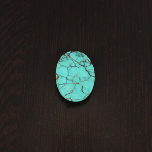 Turquesa Americana Blanca Natural, Gema de 29.3 Quilates, Cabujón Ovalado de 32x22mm para Joyería - Product Image 5