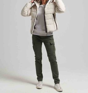 Winter Nylon Quilted Coat Bulk Order Waterproof Hooded Low MOQ Supplier Ladies Cropped puffer <b>jacket</b> for <b>women</b> - Product Image 2