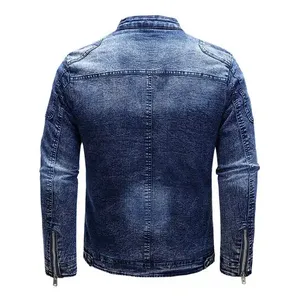 Rugged and Stylish <b>Men</b> <b>Denim</b> <b>Jackets</b> Wholesale Durable Custom Made Outerwear - Product Image 1