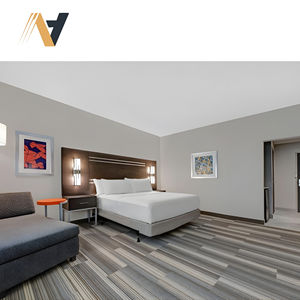 Ensemble de meubles de chambre d'hôtel en MDF moderne pour la rénovation de chambres d'hôtes commerciales, utilisation Holiday Inn - Product Image 1