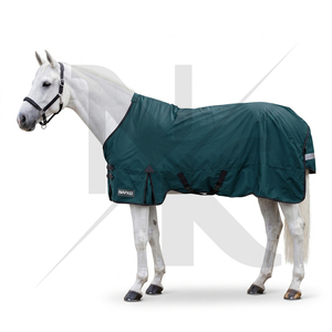 Manta Ligera Impermeable para Caballos, con Relleno de Algodón, Transpirable y Personalizable, para Uso en Interiores y Exteriores - Product Image 6