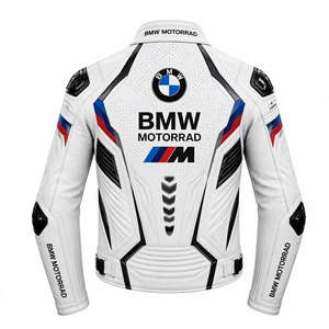 Men's Custom Super MotoCP Track Cowhide <b>Racing</b> <b>Jacket</b>/Chaqueta Leather Motorbike CE Level 2 Protection Made To Measure Approved - Product Image 3