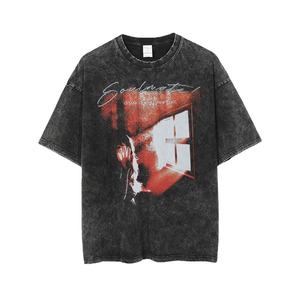 Tela de Punto de Alta Calidad, 100% Algodón, Gruesa, Ecológica, Antiarrugas, con Diseño Impreso Digital, para Hombre - Product Image 3