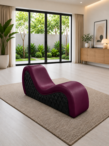 Canapé Exotique Magnifique Violet par Emerald Sofa, Canapé Moderne pour Chambre à Coucher, Hôtel, Fabrication Personnalisée de Tissus, Canapé Lune de Miel 21+ Tantra - Product Image 5