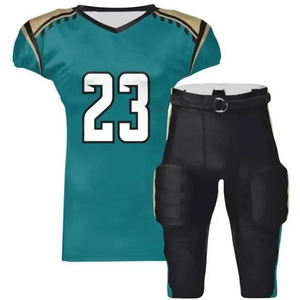 Conjuntos de Uniformes de Fútbol Americano de Última Tendencia, Transpirables, de Secado Rápido, Manga Corta, Servicio Mayorista OEM, MOQ Bajo - Product Image 1