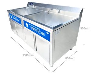 Lave-vaisselle à ultrasons Rama RB-1800 Pro, machine de nettoyage électrique à double réservoir avec écran tactile - Product Image 2