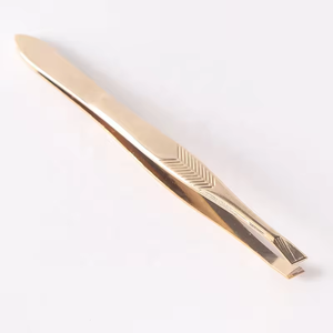 Pinzas de Precisión para Cejas, Pinzas para Barba, Pinzas Pequeñas para Pestañas Postizas, Herramientas de Acero Inoxidable - Product Image 1