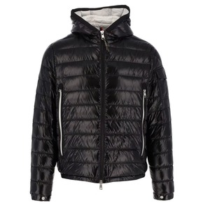 <b>Men's</b> New Fashion Goose Puffer <b>Jacket</b> Windproof Hooded Coat Parka Embroidered Technics Canvas Front Warm for Outdoor - Product Image 1