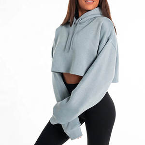 Sudaderas con capucha cortas de moda para uso en exteriores, ropa informal de invierno para mujer en diferentes diseños. - Product Image 1