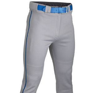 Custom Logo Wholesale Sublimated Blank White Color Baseball Uniform Men's Full Length Training customizable logo Baseball Pants - Product Image 6