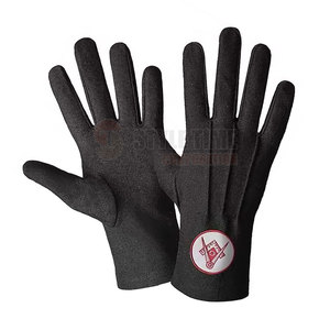 Gants maçonniques de qualité supérieure avec texture lisse, sensation légère et construction durable pour les événements formels - Product Image 5