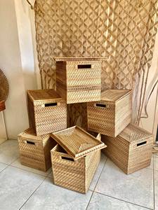 <b>Cheap</b> price- Rattan <b>Basket</b> Wholesale <b>Basket</b> - Rattan handicraft <b>Baskets</b> Export From Vietnam Free Tax to EU USA - Product Image 4