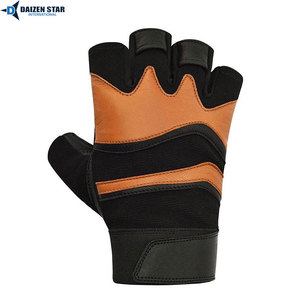 Guantes de Levantamiento de Pesas para Fisicoculturismo con Soporte para Muñecas, Duraderos, Antideslizantes, Transpirables, Ligeros, de Gamuza, para Entrenamiento en Gimnasio - Product Image 2