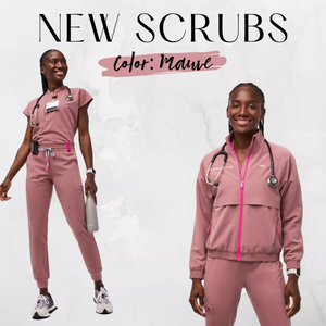 Haut de blouse de maternité à col en V en polyester tricoté, avec 2 poches et panneaux latéraux ajustables - Product Image 5