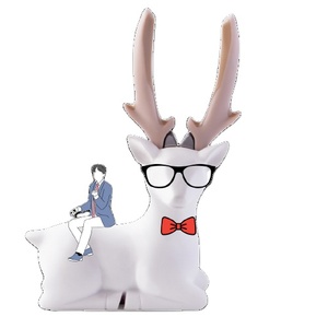 Taiwan Factory Direct Handmade Glass Black Deer Scissors Novelty Decorative Gift for Chinese New Year Christmas Special - Product Image 5