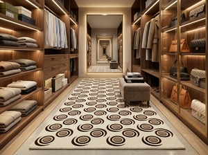 Factory Supply Custom Modern Circle Pattern Hallway <b>Runner</b> <b>Rug</b> Hand Tufted Luxury Long Corridor Carpet Manufacturer - Product Image 4