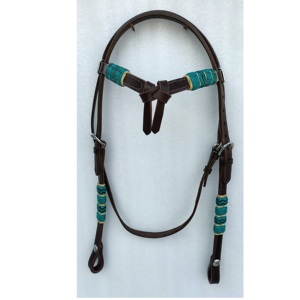 Brida Western de Cuero Resistente para Uso Ecuestre, Tamaños Full/Cob, Se Acepta Logotipo Personalizado - Product Image 1