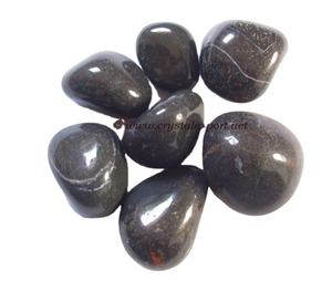Wholesale Natural Healing Gemstone Palm <b>Crystal</b> Grey Anguri Agate Tumbled Stone <b>for</b> Palm Home <b>Decoration</b> Ornament - Product Image 3