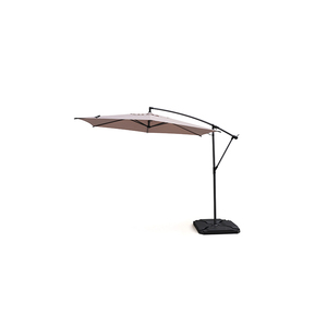 Grand parapluie de marché extérieur robuste Poussée à la main ronde Grand parapluie de <span class=keywords><strong>Paris</strong></span> Parasol d'extérieur en aluminium pour patio et jardin - Product Image 3