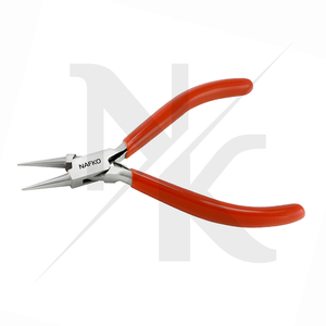 Herramientas de Joyería Directas de Fábrica, Alicates de Punta Redonda Delgados, Rojos, 120 mm, Acero Inoxidable, Herramientas Manuales Industriales, Herramientas para Joyería, Anillos - Product Image 5