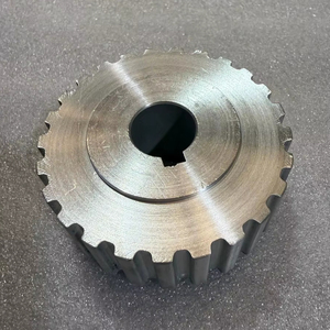 รอก EN8สีดำติดตั้งกับสายพานลำเลียง AT20 AT5 AT10 L150 25T ตัวล็อคเพลาแบบไร้กุญแจตัวล็อกวัสดุเหล็กหน้าแปลน - Product Image 3