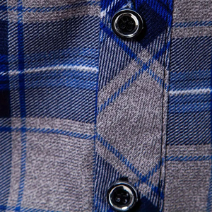 Nueva Camisa de Franela Informal para Hombre, Estilo Urbano, Diseño a Cuadros, Cómoda para Uso Diario - Product Image 6