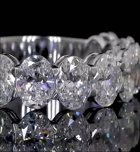 Oval Cut Colorless Lab Grown Diamond Engagement <b>Ring</b> for Women | Luxury Gold Wedding Anniversary <b>Ring</b> | Elegant Bridal Promise - Product Image 4