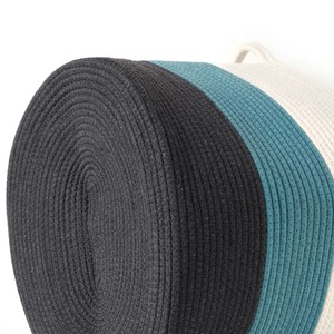 Elegant Three Tone Macrame Basket For <b>Toys</b> And Laundry Use And Multi Purpose Home Storage Organizer Wholesale From India - Product Image 3