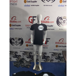 เสื้อยืดผ้าฝ้ายผสมใยไผ่พิมพ์ลายตามสั่ง พิมพ์สกรีน พิมพ์ DTG เป็นมิตรกับสิ่งแวดล้อม เสื้อผ้าสตรีทแวร์ รับผลิตแบบ OEM ODM - Product Image 5