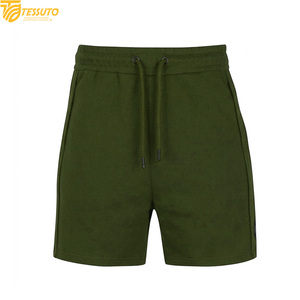 Shorts en coton French Terry pour homme avec logo personnalisé, de haute qualité, épais, décontractés, coupe slim, pour la gym et le jogging - Product Image 1