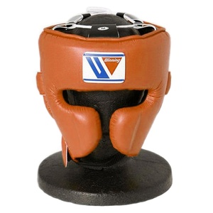 Protector de Cabeza de Boxeo de Cuero Sintético Transpirable de Alta Calidad, Personalizable, Diseño Personalizado, Colores y Tamaños Personalizados, Logotipo Personalizado OEM - Product Image 1