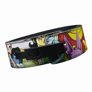 Ceinture de musculation en cuir de vachette de haute qualité, design personnalisé, logo imprimé, design anime, robuste, antidérapante, unisexe - Product Image 2