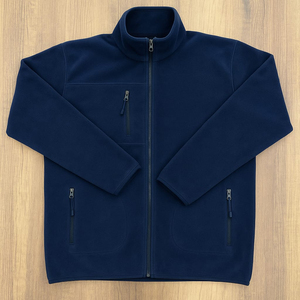 Chaqueta de Forro Polar Ligera y Cortavientos para Hombre, con Cierre Completo, Diseño de Bloques de Color en Algodón, para Actividades al Aire Libre, Camping, Senderismo, Otoño y Primavera - Product Image 4