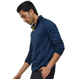 Sudadera de Hombre con Cierre de Media Cremallera, Suave y Cómoda, para Gimnasio, Entrenamiento, Running, Fitness y Deportes al Aire Libre - Product Image 3