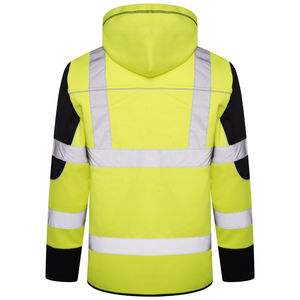 Sweat à capuche haute visibilité personnalisé en polyester 100% de haute qualité, veste de travail réfléchissante avec fermeture éclair, vêtements de travail, grande taille, prix abordable - Product Image 5