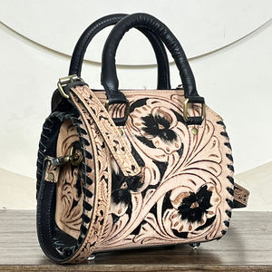 ชุดกระเป๋าเดินทางหนังแท้ 3 ชิ้น Super September Tooled Leather พรีเมียม หนังวัวแท้ สำหรับเดินทางค้างคืนและวันหยุดสุดสัปดาห์  แบบ Unisex Speedy Bag Sets - Product Image 3