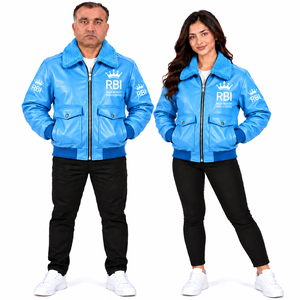 Wholesale New Innovations Men Women Genuine Leather <b>Pilot</b> Bomber <b>Jacket</b> Winter Casual 2026 High Quality Windproof Waterproof - Product Image 3