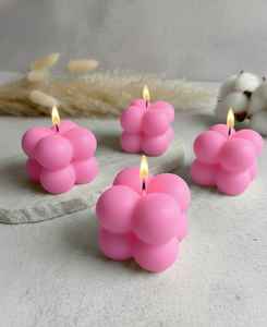 Vela perfumada de diseño de la mejor calidad hecha en India con aceites esenciales naturales para regalos, al mejor precio para venta al por mayor. - Product Image 1